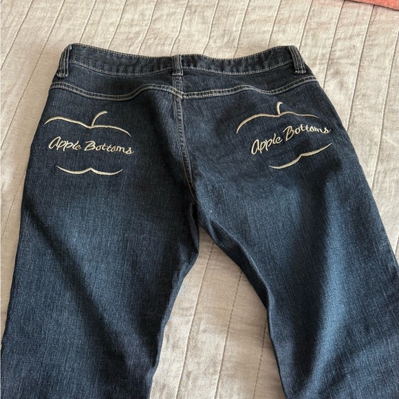 Apple Bottoms Blue Flare Denim Jeans - Picture 4 of 4